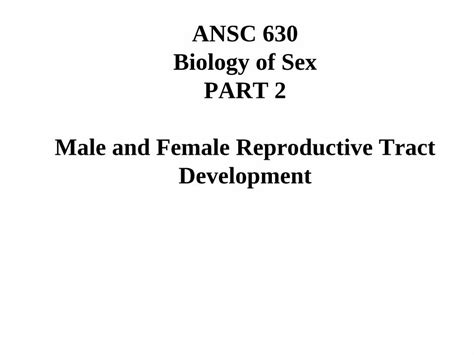 Pdf Biology Of Sex Wp Contentuploadssites14