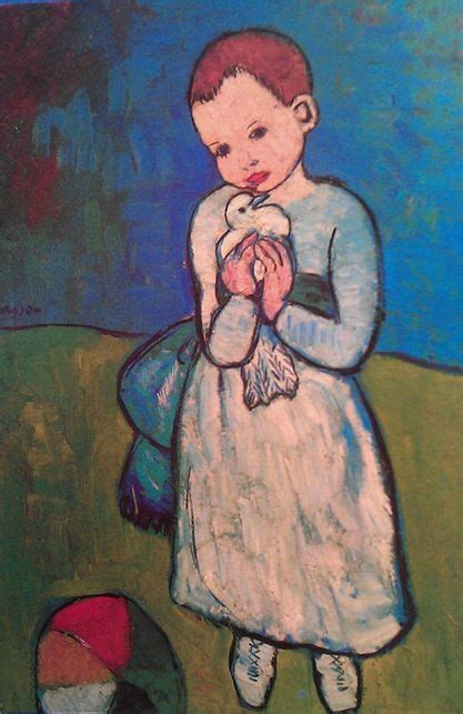 Picasso Girl With Dove 1901 Пабло пикассо Картины Художественная