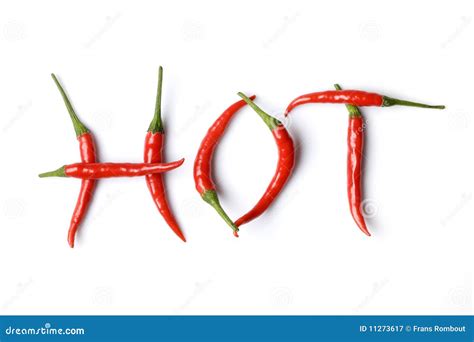 Red Hot Peppers In Letters Royalty Free Stock Photography Image 11273617