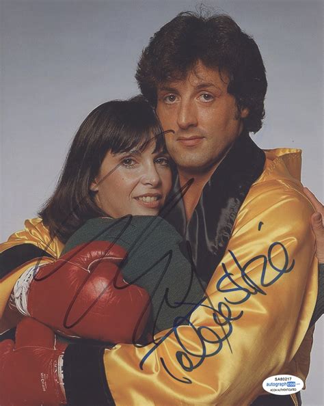 Sylvester Stallone Talia Shire 63429 Signature Database By Racc