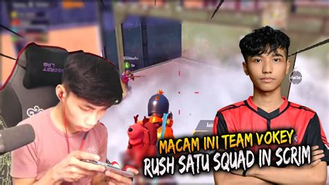 Macam Ini Team Vokey Rush Satu Squad In Scrim Youtube