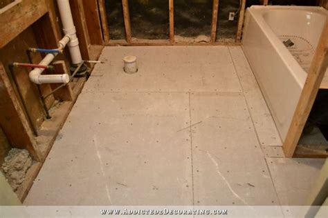 Tiled Bathroom Floor Progress Plus A Few Tiling Tips Addicted 2