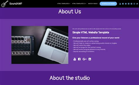 Free One Page Html Website Template Best Home Design Ideas
