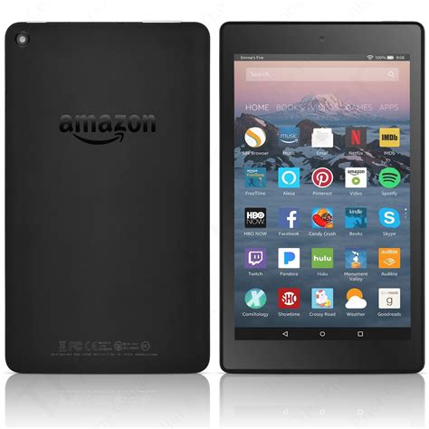 Amazon Kindle Fire Hd 8 16gb 7th Gen Black Tablet E Reader Sx034qt Ebay