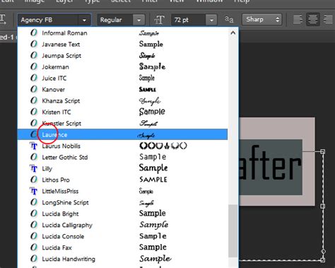 How To Use Installed Fonts In Photoshop Creative Fabrica