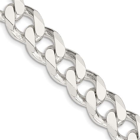 These four chains are great choices to add to your neck. 925 Sterling Silver 13mm Link Curb Chain Necklace 22 Inch ...