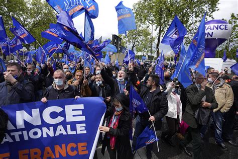 Angry French Police Hold Huge Emotional Rally At Parliament Ap News