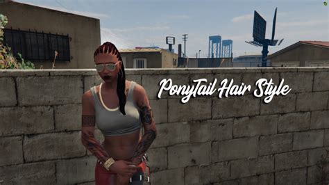 Ponytail Hair Style For Mp Female Gta5