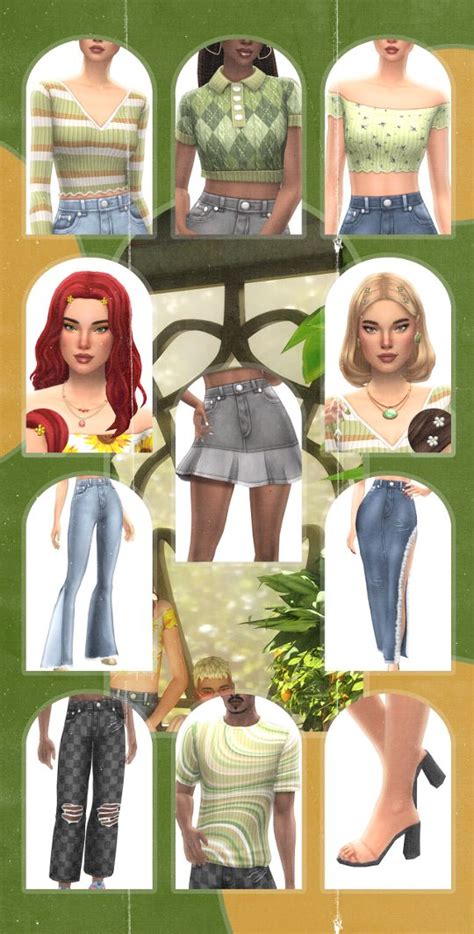 The Greenhouse Collection Greenllamas Sims 4 Mods Clothes Sims 4