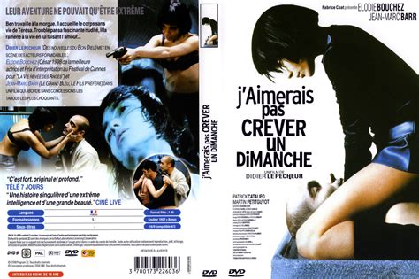 Jaquette Dvd De Jaimerais Pas Crever Un Dimanche Cinéma Passion