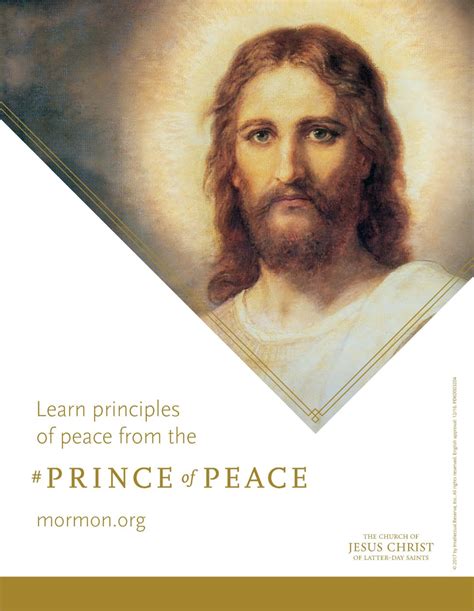 Prince Peace Jesus Christ Easter 2017 Lds Poster Lds365 Resources