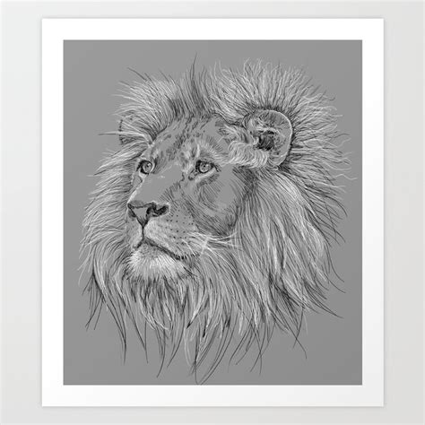Lion Art Print By Olechka Society6