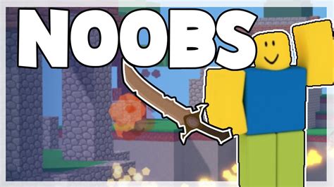 Dominating Noobs In Roblox Bedwars Youtube