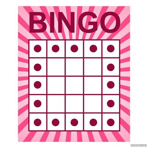 Simple Bingo Game Patterns Printable Bingo Patterns