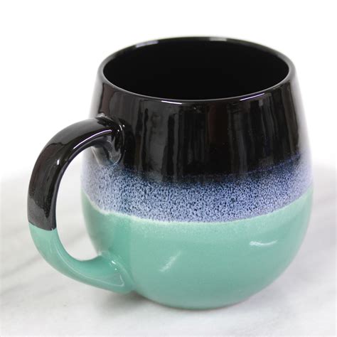 500ml Stoneware Coffee Mugs Reactive Glazed Snug Mug Tea Hot Drinks