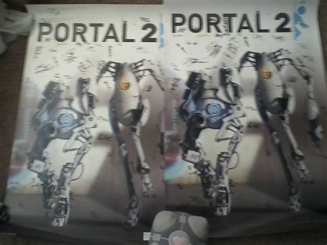 Valve Signed Portal 2 Posters By Bpc908 On Deviantart