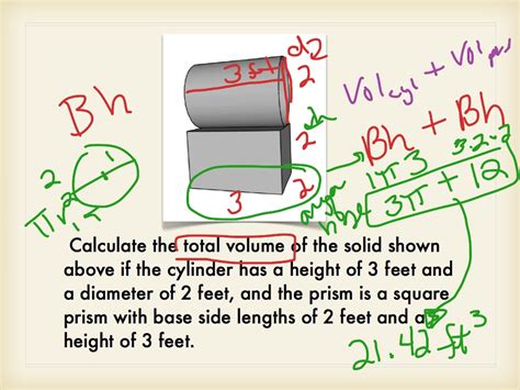 Composite Volume Part 2 Math Geometry Solids Showme