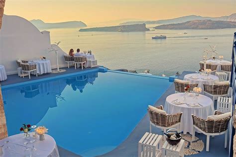 Santorini Restaurants With A View Alali Restaurants