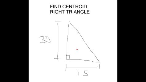 Centroid Right Triangle Youtube