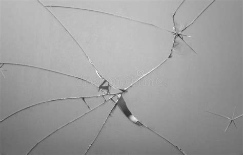 Cracked Mirror Stock Image Image Of Close Broken Crack