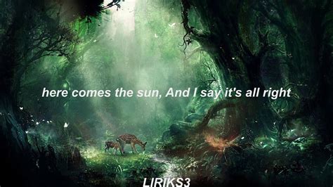 Here Comes The Sun The Beatleslyrics Youtube