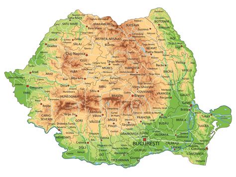 Harta Romaniei Detaliata