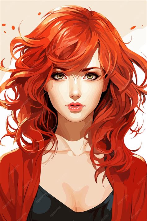 Premium Vector Young Girl Anime Style Character Vector Illustration
