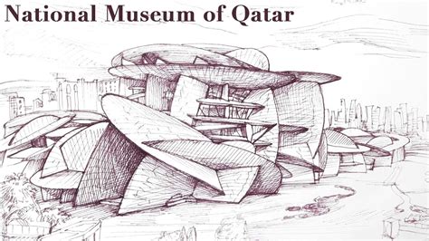 National Museum Of Qatar Doha Pen Drawing Sounds ASMR YouTube