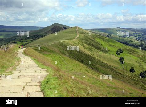 Lose Hill In The Peak District Derbyshire England Uk Viewed From