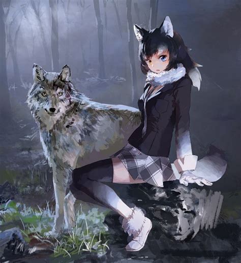 Grey Wolf Kemono Friends Image By Treeware 2082925 Zerochan Anime