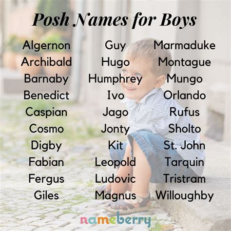Posh Names For Boys Name Inspiration Baby Name List Posh Baby Names