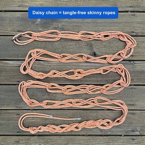 Tame Skinny Ropes With A Daisy Chain — Alpine Savvy