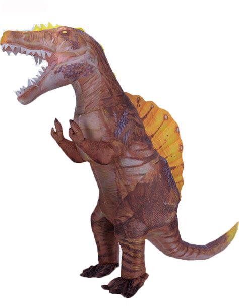 Adult Inflatable Brown Spinosaurus Costume Hallowitch Costumes