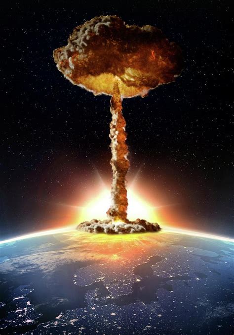 Nuclear Bomb Explosion Photograph By Andrzej Wojcicki Fine Art America
