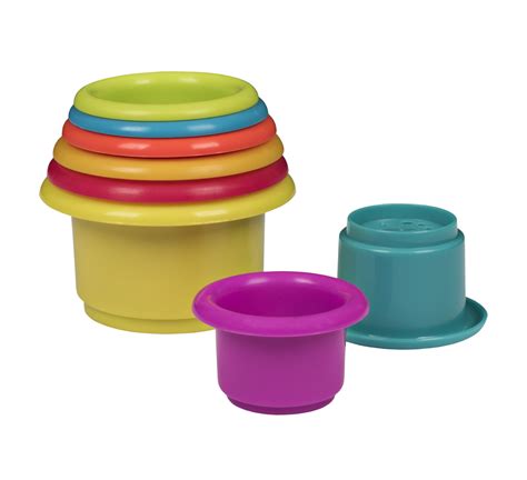 Dis Playkidz Rainbow Stacking And Nesting Cups Baby Building Set 8