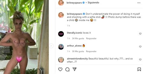 Britney Spears impacta con un desnudo desde México revela quién le toma las fotos