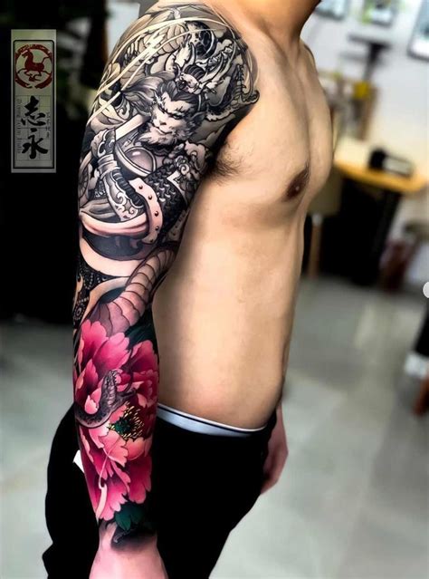 Chinese Sleeve By Zhiyongma Tattoo Sleeve Men Tattoos Tattoos For Guys