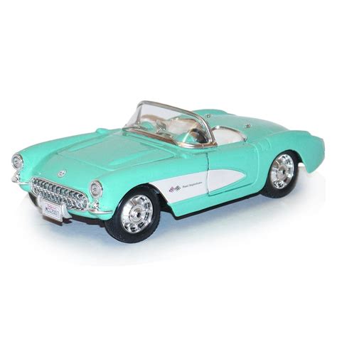 1957 Chevy Corvette Convertible Turquoise Maisto Special Edition