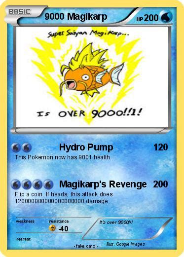 Pokémon 9000 Magikarp Hydro Pump My Pokemon Card