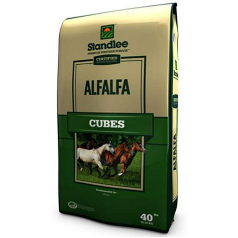 Standlee Hay Company 1180 40111 0 0 40 Lbs Certified Alfalfa Cubes
