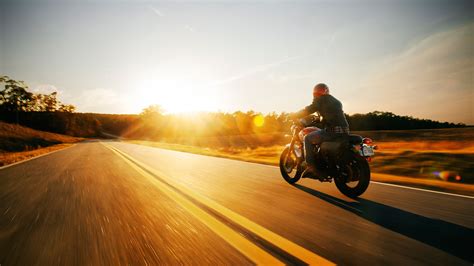 So Romantic Riding Off Into The Sunset And Love The Light And Saturation Motorcycle