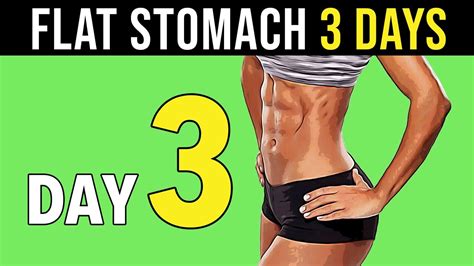 3 Day Flat Stomach Workout Challenge Day 3 Youtube