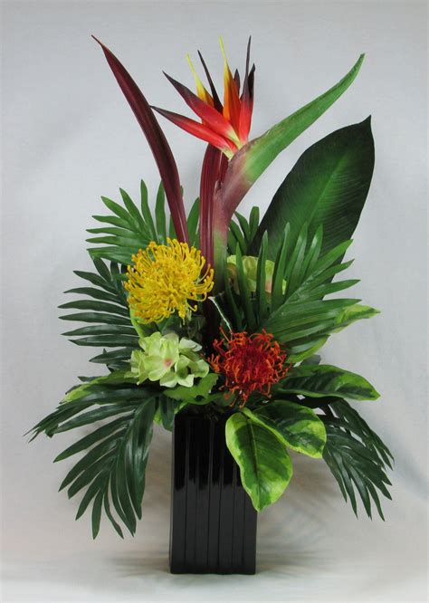 Tropical Delight Bird Of Paradise Tropical Floral Arrangements