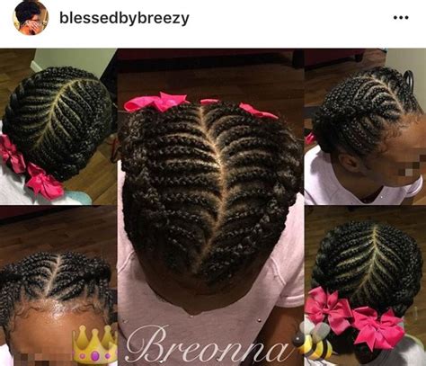 No article about the black braided hairstyles would be complete without talking about the ones with some beads on them. Such a cute kiddie style! Needle point braids / fishbone ...