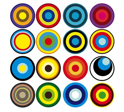 Colorful Circles Vector Art And Graphics