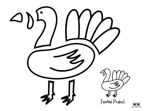 25 free printable turkey templates