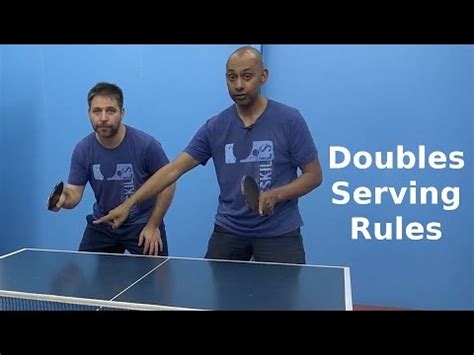 Vinqui (source) table tennis has been an olympic sport since 1988 and is hugely popular in asia, although it in singles play it is a game of one against one, whilst doubles pits two against two, although it is also possible to play two against one in informal. Doubles Serving Rules | Table Tennis | PingSkills - YouTube