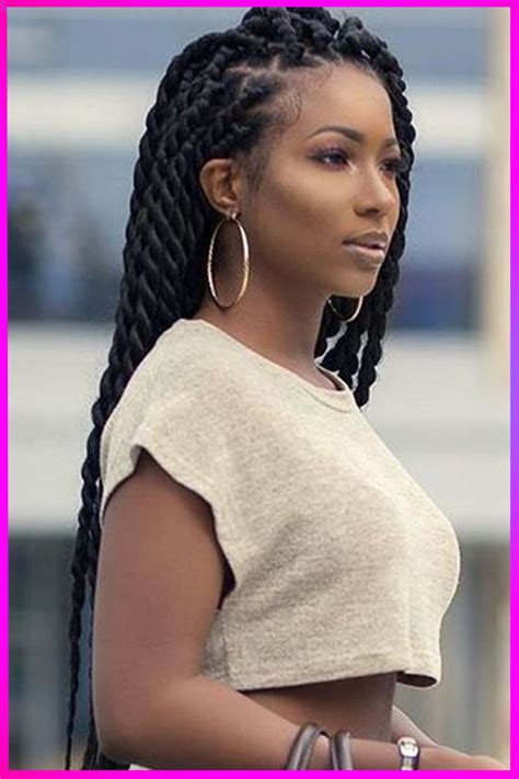 Amazing Long Curly Braided Black Hairstyles For Black Womens With Round