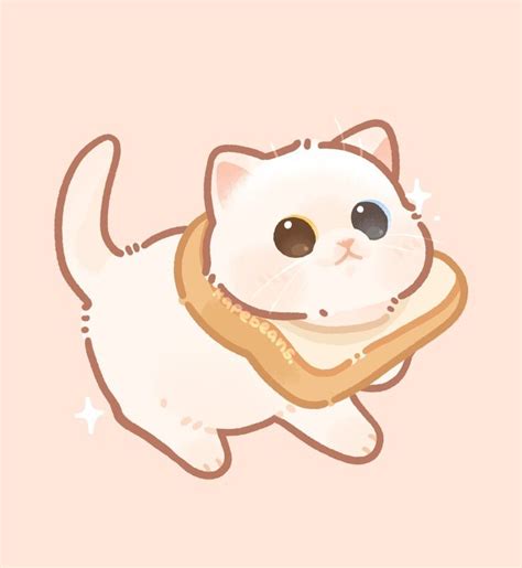 Cute Cat Bread By Kapebeans