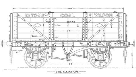 Wagons Of The Lnwr Diagram 54 Traffic Coal Wagon Conversion From 8